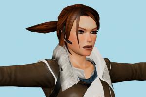 Lara Croft Lara-Croft, Lara, Croft, lara, Tomb-Raider, girl, female, woman, people, human, xna, characters, rigged